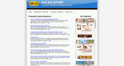 Desktop Screenshot of kickasssupport.com